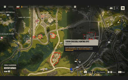 Far Cry 6 Yaran Crocodile Hunting Spot Location
