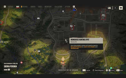 Far Cry 6 Mongoose Hunting Spot Location