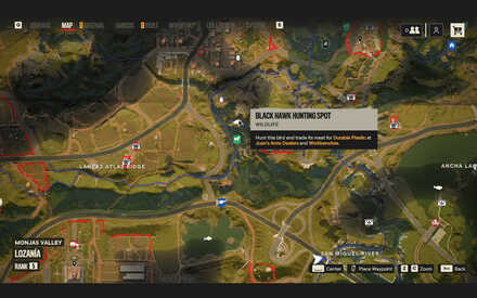 Far Cry 6 Black Hawk Hunting Spot Location