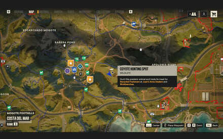 Far Cry 6 Coyote Hunting Spot Location