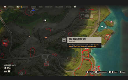 Far Cry 6 Wild Hog Hunting Spot Location