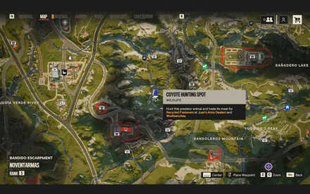 Far Cry 6 Coyote Hunting Spot Location