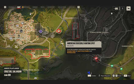 Far Cry 6 American Crocodile Hunting Spot Location