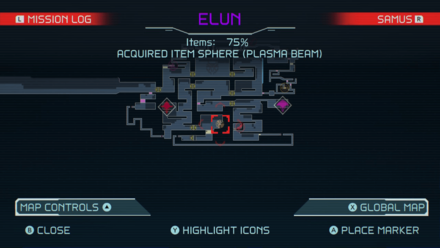 Plasma Beam Map Location