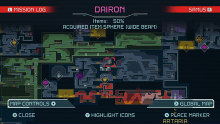 Wide Beam Map Location