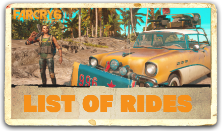 List of Rides How to Unlock Far Cry 6 Game8