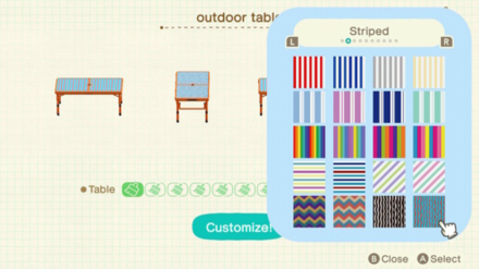 ACNH - customize your furniture