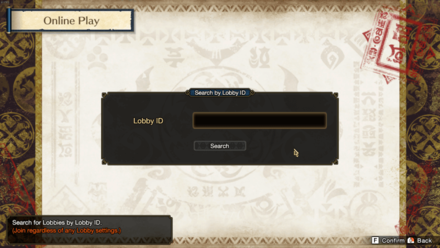 MH Rise - Search by Lobby ID