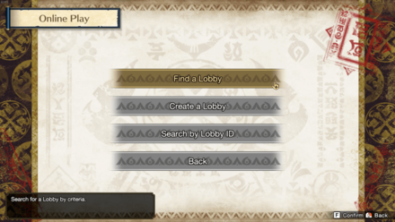 MH Rise - Multiplayer Menu