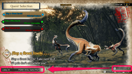 MH Rise - Copy Lobby ID