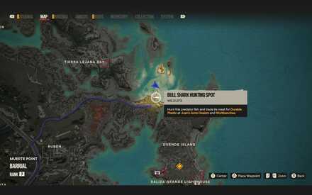 Far Cry 6 Bull Shark Fishing Spot Location
