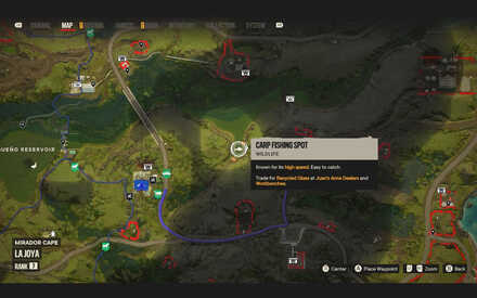 Far Cry 6 Carp Fishing Spot Location