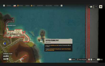 Far Cry 6 Catfish Fishing Spot Location