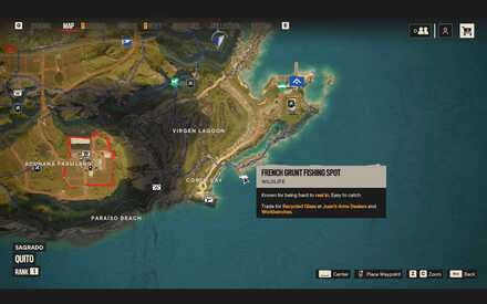 Far Cry 6 French Grunt Fishing Spot Location
