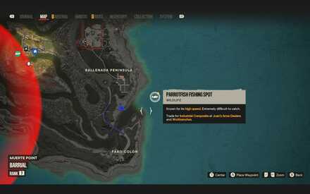 Far Cry 6 Parrotfish Fishing Spot Location
