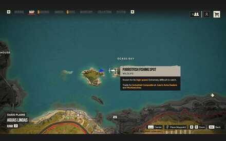 Far Cry 6 Parrotfish Fishing Spot Location