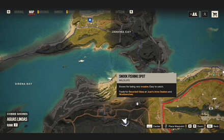 Far Cry 6 Snook Fishing Spot Location