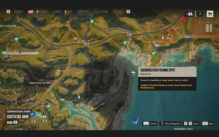 Far Cry 6 Squirrelfish Fishing Spot Location