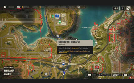 Far Cry 6 Squirrelfish Fishing Spot Location