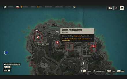 Far Cry 6 Squirrelfish Fishing Spot Location