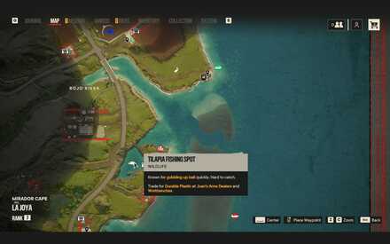 Far Cry 6 Tilapia Fishing Spot Location