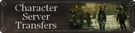 New World - Character Server Transfers