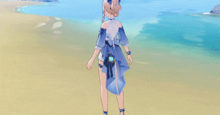 Genshin Impact - Sea Breeze Dandelion Outfit Elemental Skill