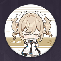 Genshin - Genshin Concert 2021 - Chibi Tinplate Badge Barbara