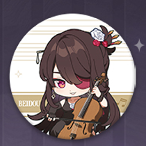 Genshin - Genshin Concert 2021 - Chibi Tinplate Badge Beidou