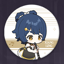 Genshin - Genshin Concert 2021 - Chibi Tinplate Badge Xiangling
