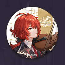Genshin - Genshin Concert 2021 - Tinplate Badge Diluc