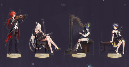 Genshin - Genshin Concert 2021 - Acrylic Stand Diluc, Ningguang, Venti, Xiangling