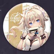 Genshin - Genshin Concert 2021 - Tinplate Badge Barbara