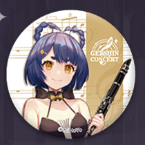 Genshin - Genshin Concert 2021 - Tinplate Badge Xiangling