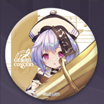 Genshin - Genshin Concert 2021 - Tinplate Badge Qiqi