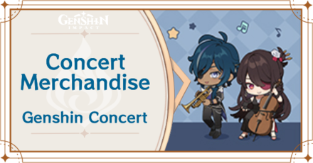 Genshin Impact - Genshin Concert - Concert Merchandise