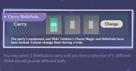 Genshin - Labyrinth Warriors - Shikifuda