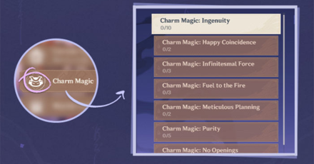 Genshin - Labyrinth Warriors - Charm Magic