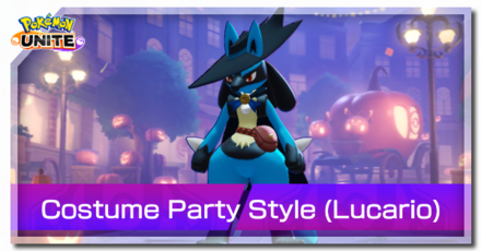 Pokemon UNITE - Holowear Lucario Costume Party Style Top Image