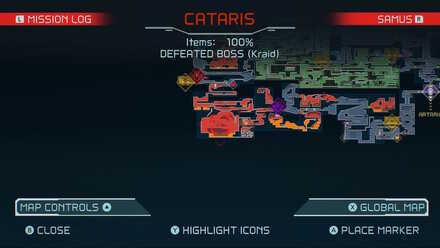 Kraid Boss Arena Map