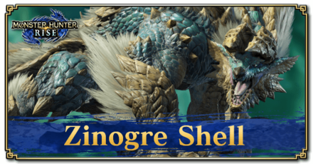 Monster Hunter Rise (MH Rise) - Zinogre Shell Banner