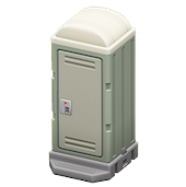 ACNH - The Gray version of Portable Toilet