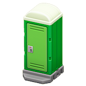 ACNH - The Yellow-green version of Portable Toilet