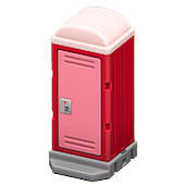 ACNH - The Red version of Portable Toilet