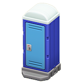 ACNH - The Blue version of Portable Toilet