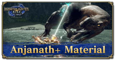 Monster Hunter Rise (MH Rise) - Anjanath+ Material Banner
