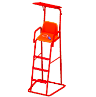 ACNH - The Red version of Lifeguard Chair