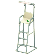 ACNH - The White version of Lifeguard Chair
