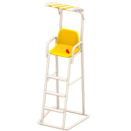 ACNH - The Yellow version of Lifeguard Chair