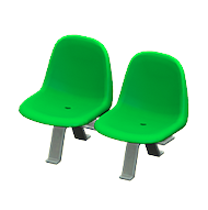 ACNH - The Green version of Public Bench